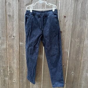 Boys 10 Cat & Jack Navy Corduroy Pull-On Pants Like New.